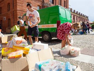 La consegna (Foto di Christian Bosio)