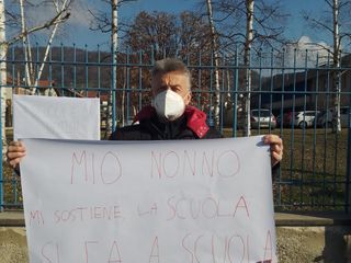 Val Pellice protesta contro la dad