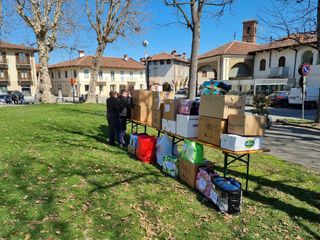 L’arrivo dei profughi a Vigone