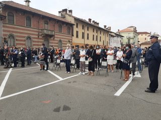 I funerali di Abate, sindaco di Vigone