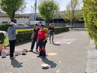 I lavori in corso ai Giardini Carena