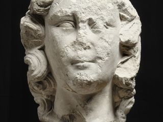 Testa di Re mago, da Notre-Dame de Paris, 1250-1258, musée de Cluny - musée national du Moyen Âge, Parigi