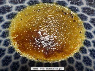 Crème brûlée al foie gras