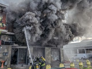 Incendio in via Milano a Settimo Torinese