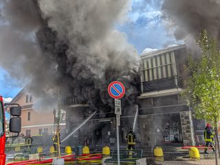 Incendio in via Milano a Settimo Torinese