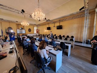 25 Aprile, Davide Nicco accoglie i cittadini in visita a Palazzo Lascaris 25 Aprile, Davide Nicco accoglie i cittadini in visita a Palazzo Lascaris