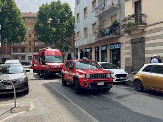 incendio in via crevacuore