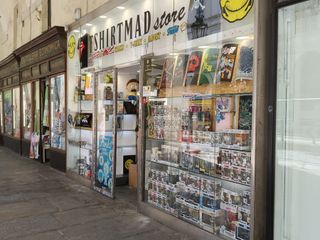 La spaccata ai danni di un negozio in via Po