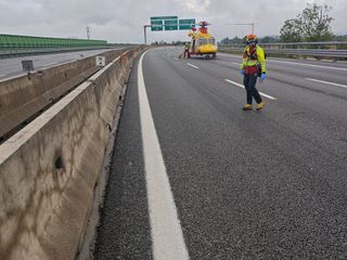 Grave incidente in tangenziale all'altezza di Collegno