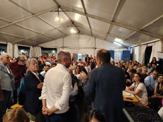 Il sindaco Lo Russo ospite alla festa dell'Unità Il sindaco Lo Russo ospite alla festa dell'Unità
