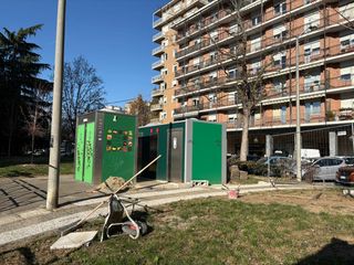 Lavori in corso in piazza Guala