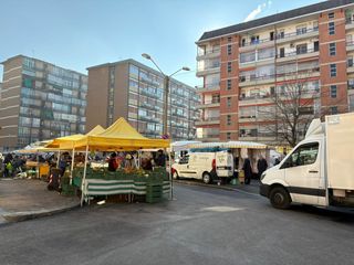 Lavori in corso in piazza Guala