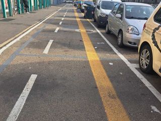 La pista ciclabile di via Giordano Bruno e via Bossoli La pista ciclabile di via Giordano Bruno e via Bossoli