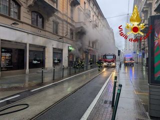 Incendio al Pam Local