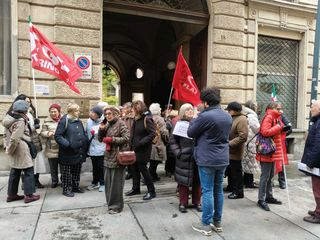 Presidio nella mattina di oggi
