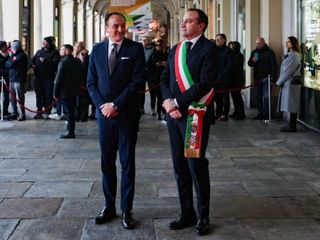 Il presidente della Repubblica, Sergio Mattarella, a Torino
