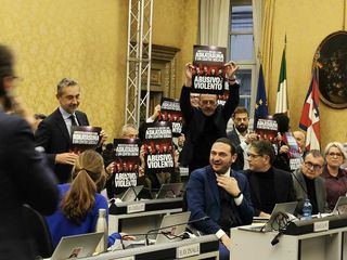 Protesta contro Askatasuna in Regione