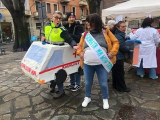 Un carnevale "movimentato" a Borgo Vittoria per i servizi sanitari Un carnevale "movimentato" a Borgo Vittoria per i servizi sanitari