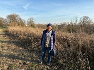 Ernesto Di Carlo, 72 anni, volontario nel parco del Sangone