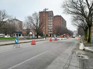 Lavori in strada Altessano