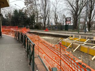 La protesta dei commercianti assediati dai cantieri La protesta dei commercianti assediati dai cantieri