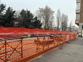 La protesta dei commercianti assediati dai cantieri La protesta dei commercianti assediati dai cantieri