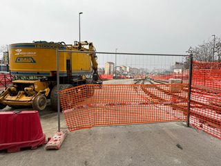 La protesta dei commercianti assediati dai cantieri La protesta dei commercianti assediati dai cantieri