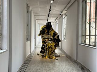 “Scarecrow” in corso Lanza “Scarecrow” in corso Lanza