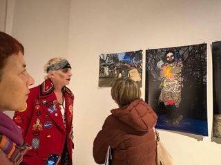 “Scarecrow” in corso Lanza “Scarecrow” in corso Lanza