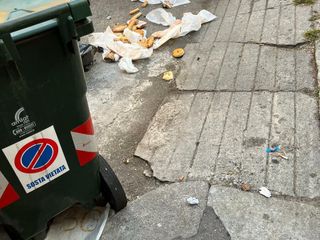 Emergenza rifiuti in zona Cenisia