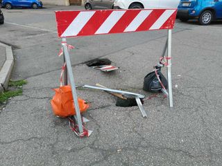 Buche corso Chieti a marzo 2026