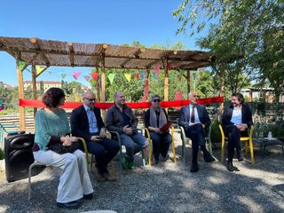 Taglio del nastro per il nuovo orto botanico Taglio del nastro per il nuovo orto botanico