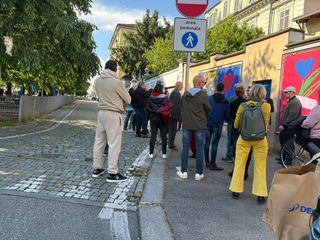 Il sopralluogo della Circoscrizione 5 in via Giachino