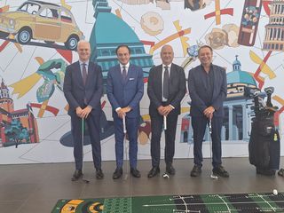 La presentazione dell'Open d'Italia di golf La presentazione dell'Open d'Italia di golf
