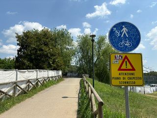 Manca un collegamento tra via Nizza e la passerella del parco di italia '61 Manca un collegamento tra via Nizza e la passerella del parco di italia '61