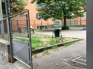 Le condizioni del giardino di via Gubbio Le condizioni del giardino di via Gubbio