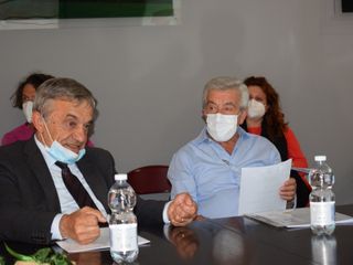 Giuliano Viglione (Fondazione Crc) e Romano Vola