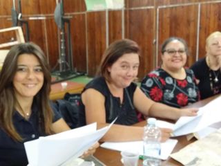 Le organizzatrici, da sinistra verso destra: Concetta Zurzolo, Monica Tonda, Barbara Maria Piccinini e Marina Besselva;