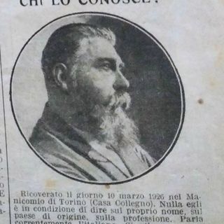 Una foto d'epoca dello Smemorato di Collegno