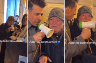 Sanremo 2025, Francesco Gabbani incontra il fan Luciano: il video commovente