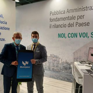 Il sindaco Claudio Castello a Parma