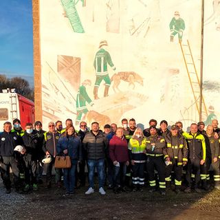 Volpiano, esercitazione di protezione civile per operazioni di ricerca e salvataggio