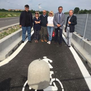 Chivasso, inaugurata la nuova pista ciclabile
