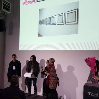 L'artista chivassese Marco Poma premiato a Paratissima