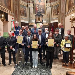 Un momento della cerimonia