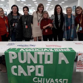 L'associazione Punto e a Capo nello stabilimento Amazon