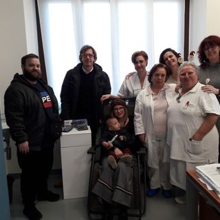 Il momento della donazione