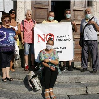 Uno dei momenti di protesta del Comitato degli ambientalisti Uno dei momenti di protesta del Comitato degli ambientalisti