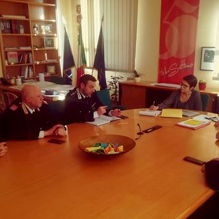 L'incontro tra gli amministratori comunali e le forze dell'ordine