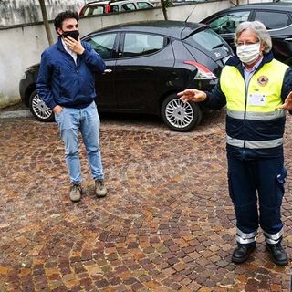 Il gruppo di Protezione civile con il sindaco Marco Bongiovanni Il gruppo di Protezione civile con il sindaco Marco Bongiovanni